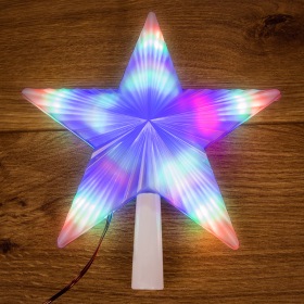 NEON-NIGHT Фигура светодиодная "Звезда" на елку цвет: RGB, 31 LED, 22 см