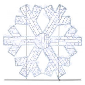 NEON-NIGHT Фигура световая «Снежинка» 125х120 см, 200 LED, IP65, цвет свечения белый NEON-NIGHT