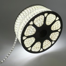 NEON-NIGHT LED лента 220 В, 10х7 мм, IP67, SMD 2835, 60 LED/m, цвет свечения белый, бухта 100 м