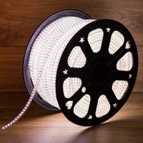 NEON-NIGHT LED лента 220 В, 6x10.6 мм, IP67, SMD 3014, 120 LED/m, цвет свечения белый, 100 м