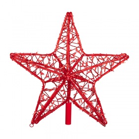 NEON-NIGHT Светодиодная фигура Звезда 80 см, 160 светодиодов, с трубой и подвесом, цвет свечения красный NEON-NIGHT