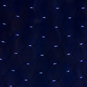 NEON-NIGHT Гирлянда Сеть, LED диоды, 2х2м., (288 диодов), черный провод каучук, белые/синие диоды, с контроллером NEON-NIGHT
