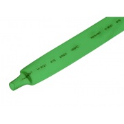 Трубка термоусаживаемая ТУТ 15,0/7,5мм, зеленая, упаковка 50 шт. по 1м, PROconnect | Фото 1