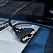 Шнур HDMI - HDMI с фильтрами, длина 1 метра (GOLD) (PE пакет)  PROconnect | Фото 1