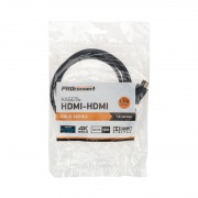 Шнур HDMI - HDMI с фильтрами, длина 1,5 метра (GOLD) (PE пакет)  PROconnect | Фото 6