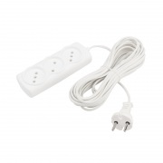 Удлинитель PROconnect STANDARD 3 гнезда, 7 м, 2х0.75 мм², б/з, белый | Фото 1