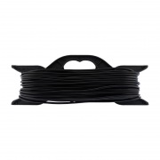 Удлинитель-шнур на рамке PROconnect ПВС 2х0.75, 40 м, б/з, 6 А, 1300 Вт, IP20, черный (Сделано в России) | Фото 1
