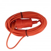 Удлинитель-шнур PROconnect ПВС 2х0.75, 10 м, б/з, 6 А, 1300 Вт, IP20, оранжевый (Сделано в России) | Фото 1