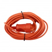 Удлинитель-шнур PROconnect ПВС 3х0.75, 10 м, с/з, 6 А, 1300 Вт, IP44, оранжевый (Сделано в России) | Фото 1
