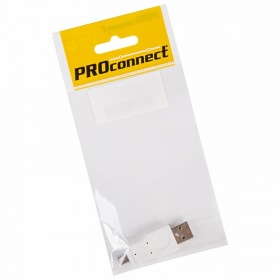 PROCONNECT Переходник USB (штекер USB-A - штекер mini USB 5pin), (1шт.) (пакет)  PROconnect