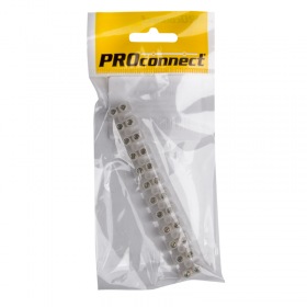 PROCONNECT Колодка клеммная  КВ-6  6А  6мм  PROCONNECT Индивидуальная упаковка 1 шт