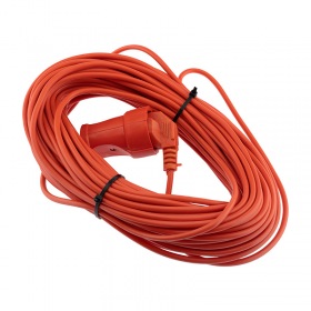 PROCONNECT Удлинитель-шнур PROconnect ПВС 2х0.75, 30 м, б/з, 6 А, 1300 Вт, IP20, оранжевый (Сделано в России)