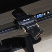 ПЕРЕХОДНИК шт. DVI-D - гн. HDMI поворотный GOLD | Фото 2