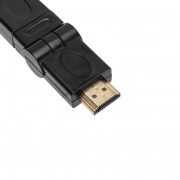 ПЕРЕХОДНИК шт. HDMI - гн. HDMI поворотный GOLD | Фото 3