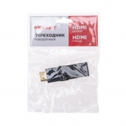 ПЕРЕХОДНИК шт. HDMI - гн. HDMI поворотный GOLD | Фото 5