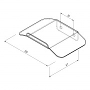 Держатель для наушников, настенный, черный REXANT | Фото 6