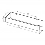 Держатель для бумажных полотенец, настенный, монтаж без сверления, черный REXANT | Фото 8