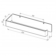 Держатель для бумажных полотенец, настенный, монтаж без сверления, белый REXANT | Фото 8