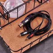 Шнур DIN 5PIN Plug - 2 RCA Plug 1.5М (GOLD) | Фото 1