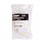 Розетка телефонная внешняя, 1 порт UTP RJ-14 (6P4C), CAT 3 REXANT  | Фото 4