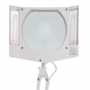 Лупа на струбцине квадратная 3D с подсветкой, 150х180мм, белая REXANT | Фото 4