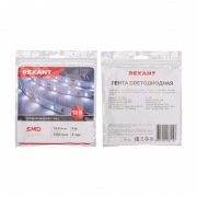 Лента светодиодная 12В, SMD2835, 14,4Вт/м, 120 LED/м, 6500K, 8мм, 5м, IP20 REXANT | Фото 3