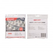 Лента светодиодная 12В, SMD2835, 19,2Вт/м, 240 LED/м, 4000K, 10мм, 5м,IP20 REXANT | Фото 3