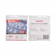 Лента светодиодная 24В, SMD2835, 9,6Вт/м, 120 LED/м, 6500K, 10мм, 5м,IP20 REXANT | Фото 3