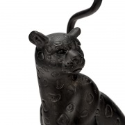 Светильник декоративный настольный Акцент "Леопард" черный с черным абажуром, с цоколем Е27, 40Вт REXANT | Фото 2