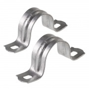 Скоба СМД 21-22 двухлапковая для металлорукава ø 18 мм (100 шт/уп) REXANT | Фото 2