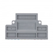 Клемма СМК 3х4 проходная разветвительная 3 полюса, с монтажной площадкой (1 ввод, 4 вывода на полюс) (10 шт/уп) REXANT | Фото 2