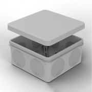 Коробка распаячная для прямого монтажа ОУ, HF, 100х100х50мм, IP67 (мембранные вводы) REXANT | Фото 1