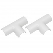 Тройник соединительный для трубы ø20мм, серый IP40 (50 шт/уп) REXANT | Фото 1