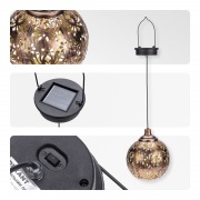 Светильник подвесной Галата, 3000К, встроенный аккумулятор, солнечная панель, коллекция Стамбул REXANT | Фото 2