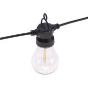 Гирлянда садовая Канэри, 10м, 3000К, встроенный аккумулятор, солнечная панель, коллекция Лондон REXANT | Фото 3