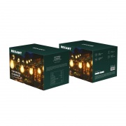 Гирлянда садовая Канэри, 10м, 3000К, встроенный аккумулятор, солнечная панель, коллекция Лондон REXANT | Фото 4