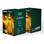 Светильник садовый Тростник, 35,5см, 3000К, встроенный аккумулятор, солнечная панель, коллекция Бали REXANT | Фото 4