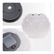 Светильник садовый Лотос, 3000К, 15см, встроенный аккумулятор, солнечная панель, коллекция Пекин REXANT | Фото 2