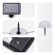 Светильник грунтовый Полусфера, 3000К, встроенный аккумулятор, солнечная панель REXANT | Фото 2