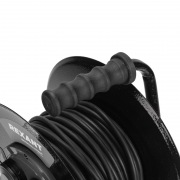 Удлинитель силовой КГ на катушке 4 гнезда, с/з, 30м, 3х1,5мм², IP44 c защитными крышками, металлическая катушка REXANT | Фото 5