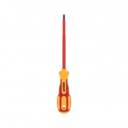 Отвертка крестовая диэлектрическая PH/SL2х150мм, до 1000В, двухкомпонентная рукоятка REXANT | Фото 1