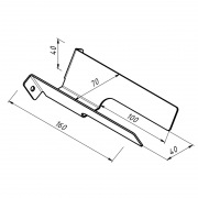 Держатель для шуруповертов настенный, прямой, черный REXANT | Фото 5
