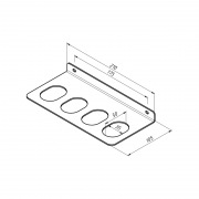 Держатель-органайзер для молотков и кувалд настенный, черный REXANT | Фото 3