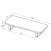Подставка для ноутбука/монитора дуб Вотан, черный REXANT | Фото 6