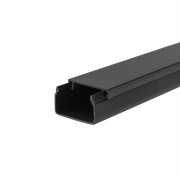 Кабель-канал 20х10мм, Черный REXANT | Фото 1