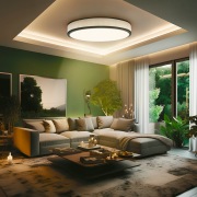 Светильник потолочный Moso, LUMI Line, 70Вт, 490x80 мм, песочный REXANT | Фото 4