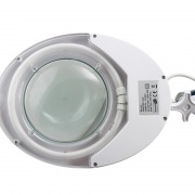 Лупа на струбцине круглая 5D с подсветкой и крышкой, ø127мм, белая (6025,ВО) REXANT | Фото 1