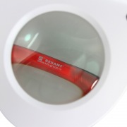 Лупа на струбцине круглая 5D с подсветкой и крышкой, ø127мм, белая (6025,ВО) REXANT | Фото 2