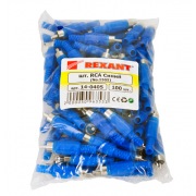 Разъем штекер RCA синий пайка REXANT | Фото 2