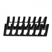 Кронштейн для хранения дисков настенный, черный REXANT | Фото 4